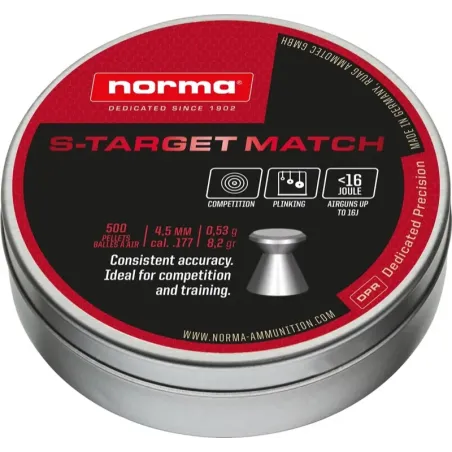 Plombs Norma S-TARGET MATCH 5,5mm 