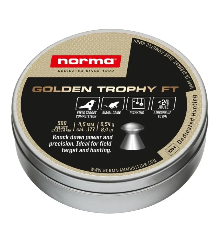 Plombs Norma GOLDEN TROPHY FT 4,5mm 
