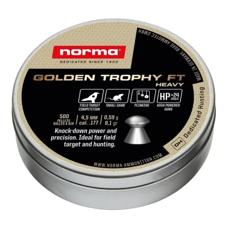Plombs Norma GOLDEN TROPHY FT HEAVY 5,5mm 