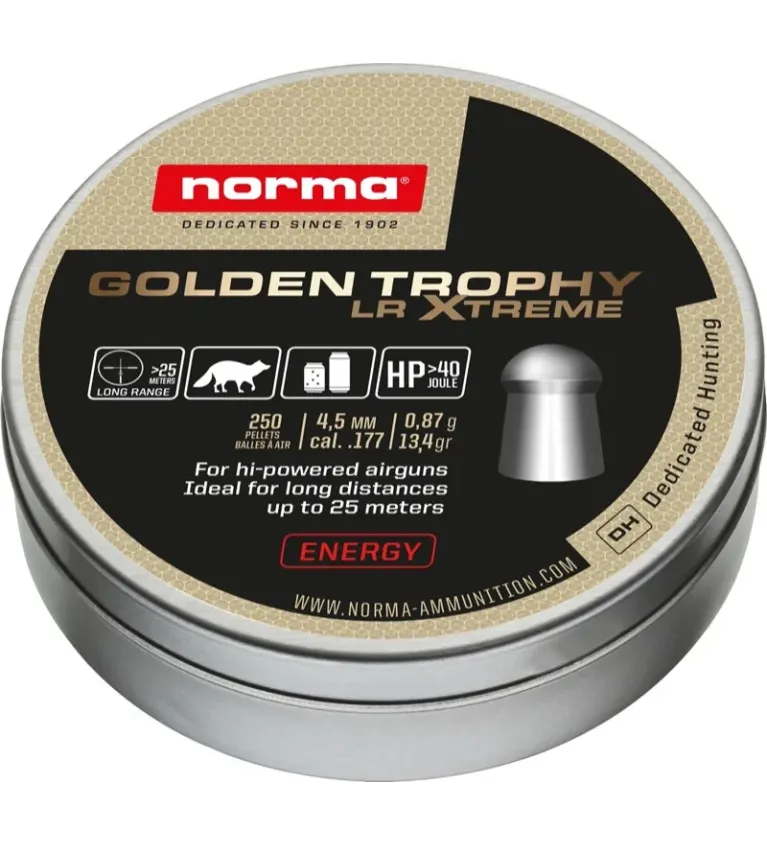 Plombs Norma GOLDEN TROPHY LR XTREME 4,5mm 