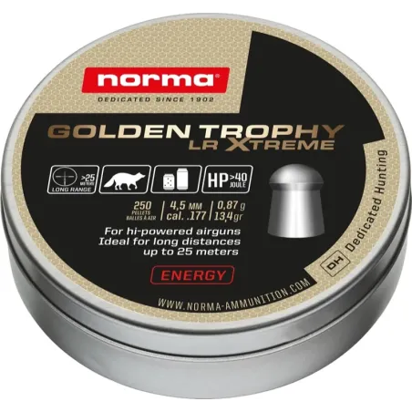 Plombs Norma GOLDEN TROPHY LR XTREME 4,5mm 