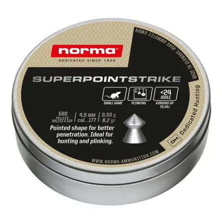 Plombs Norma SUPERPOINT STRIKE 4,5mm 