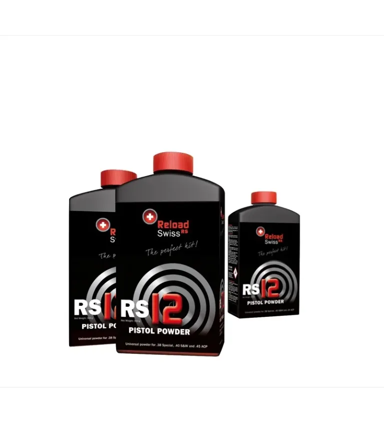Poudre Reload Swiss Rs12 Pistol 