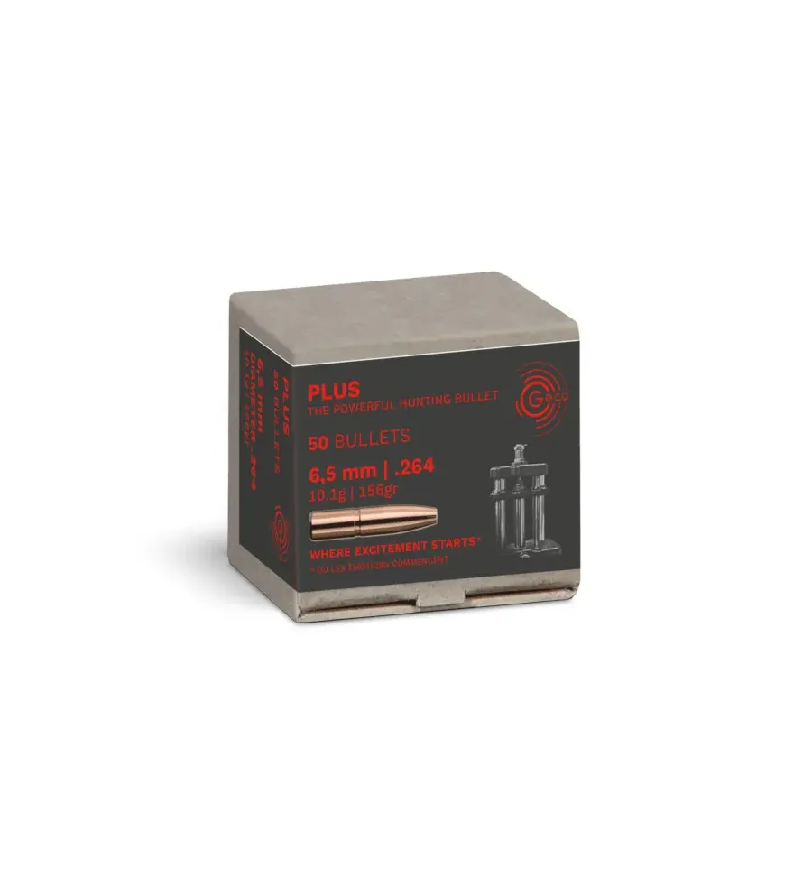 Ogive Geco Plus 156 grains Cal.6,5 mm Ogive Geco Plus 156 grains Cal.6,5 mm