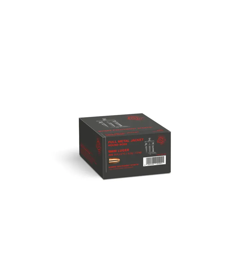 Ogive Geco FMJ 124 grains Cal.9mm Ogive Geco FMJ 124 grains Cal.9mm