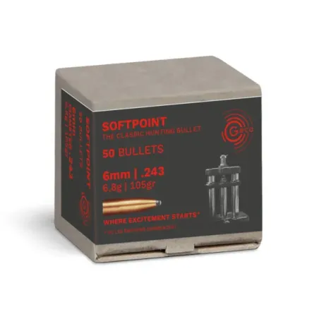 Ogive Geco Softpoint 105 grains Cal..243 