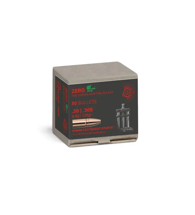 Ogive Geco Zero 136 grains Cal..30 - Tout-Chasse.fr