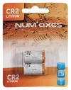 Blister 2 piles CR2 lithium 3 V Num'Axes 