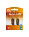 Blister 2 piles 23A alcalines 12 V Num'Axes 