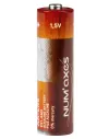 Blister 4 piles AA LR06 alcalines 1,5 V Num'Axes 