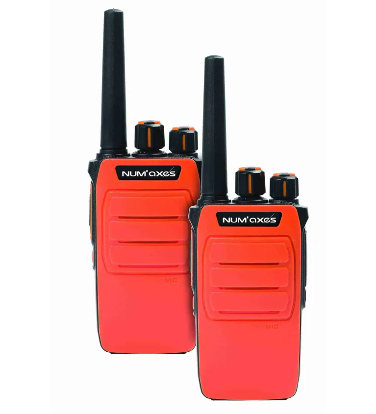 Pack 2 Talkies-Walkies NUM'AXES TLK1054 ORANGE 