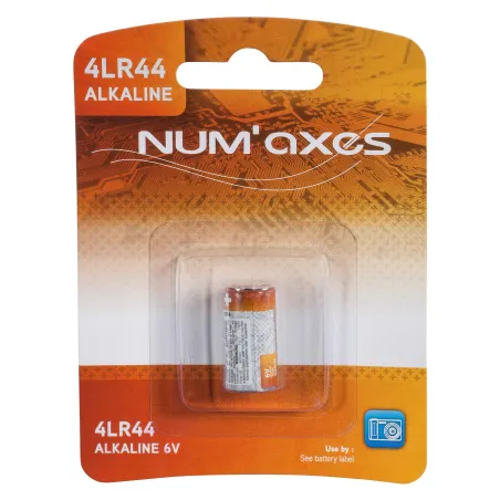 Blister 1 pile 4LR44 alcaline 6 V Num'Axes 