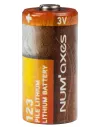Blister 1 pile CR123 A lithium 3 V Num'Axes 