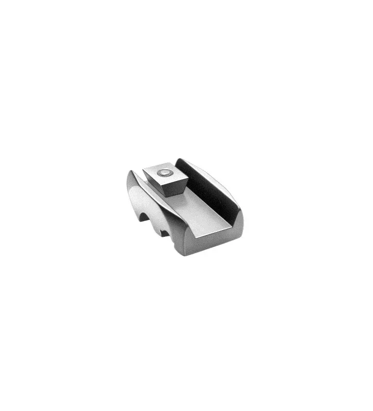 Partie supérieure de pied arrière EAW - Rail ZM - Coude 20 mm - BH 5 mm 