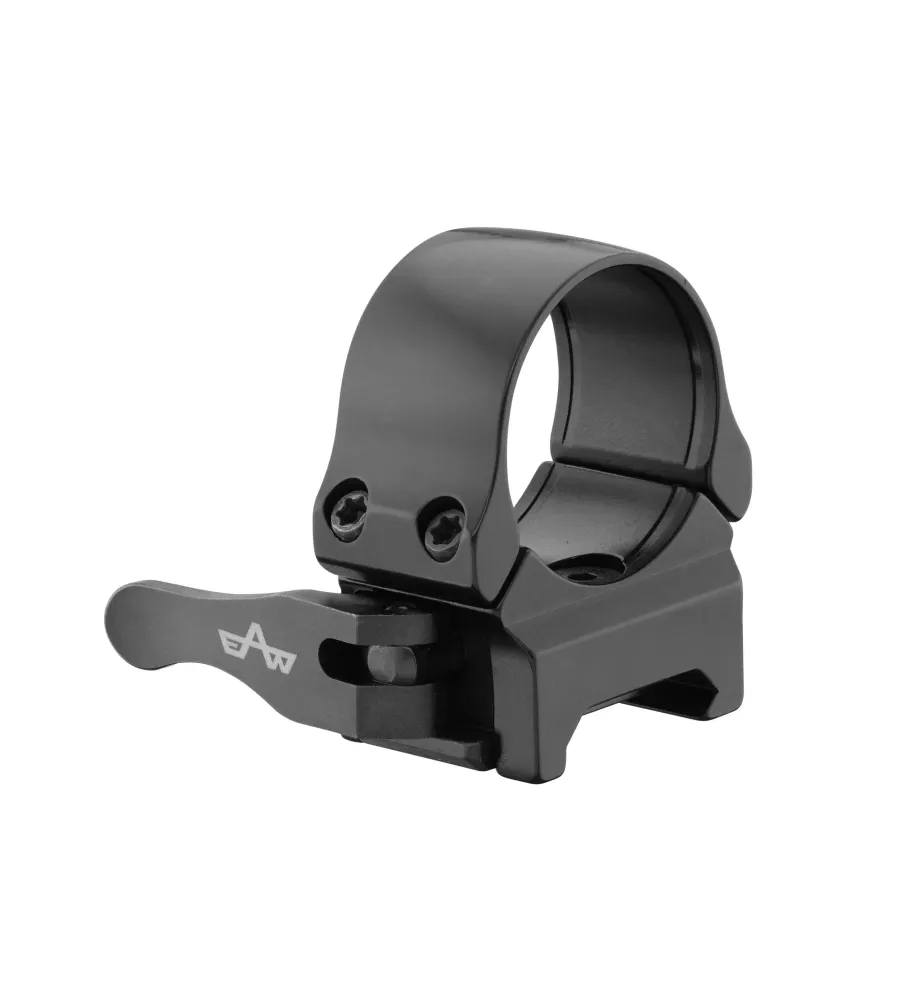 Collier pour lunette de tir fixation à levier EAW - Rail 21 mm - Diam. 34 mm - BH 15 mm 