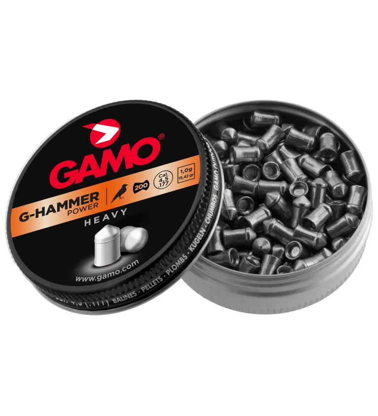 Plombs G-Hammer Power lourds 4,5 mm - Gamo 