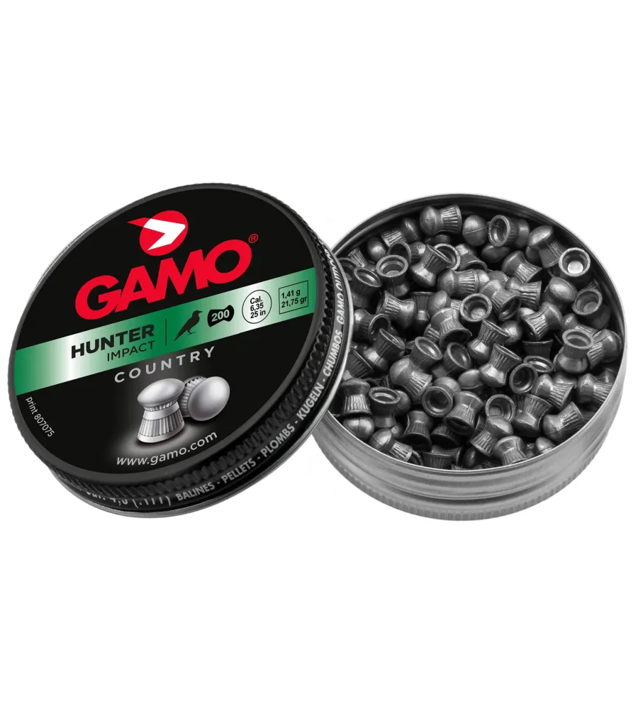 Plombs HUNTER IMPACT 6,35 mm - Gamo 