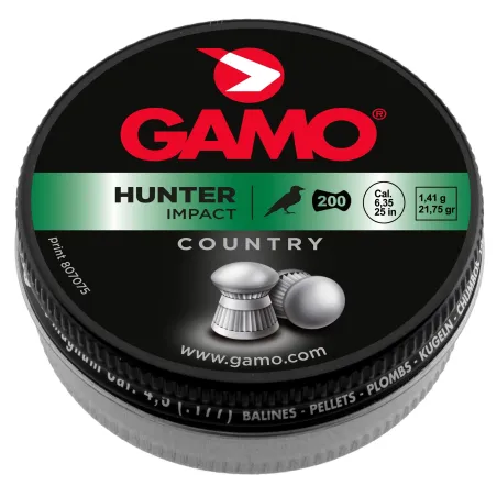 Plombs HUNTER IMPACT 6,35 mm - Gamo 