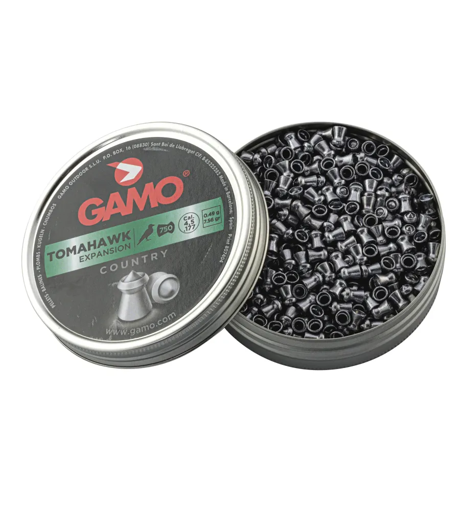 Plombs Gamo Tomahawk Expansion calibre 4.5 mm (.177) Plombs Gamo Tomahawk Expansion calibre 4.5 mm (.177)