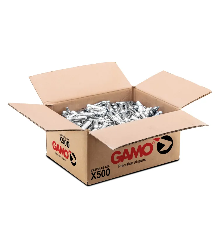 Carton en vrac de 500 capsules CO2 - Gamo 