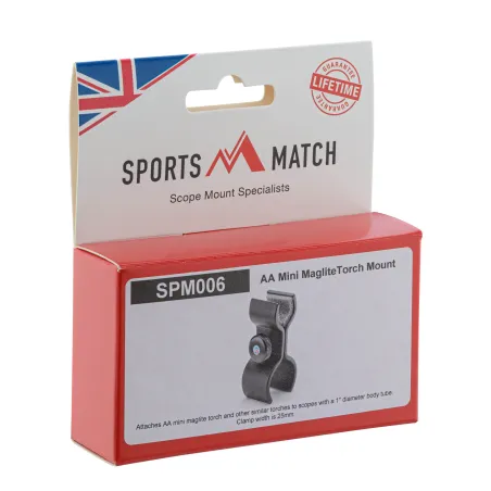 Montage lampe mini sur lunette Diam. 25,4 mm 