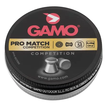 Plombs PRO MATCH COMPETITION 4,5 mm - Gamo 