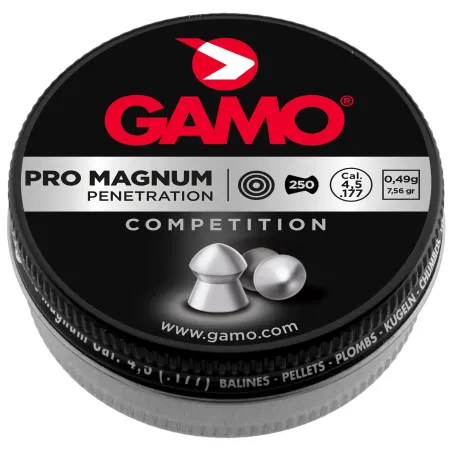 Plombs PRO MAGNUM PENETRATION 4,5 mm - Gamo x250 