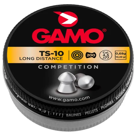 Plombs TS-10 Longue distance 4,5 mm - Gamo 