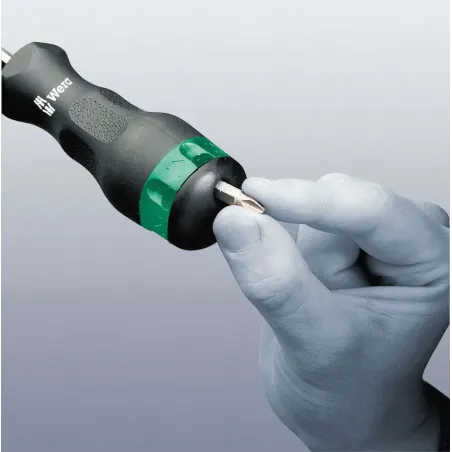 Tournevis porte embout avec magasin 6 embouts 