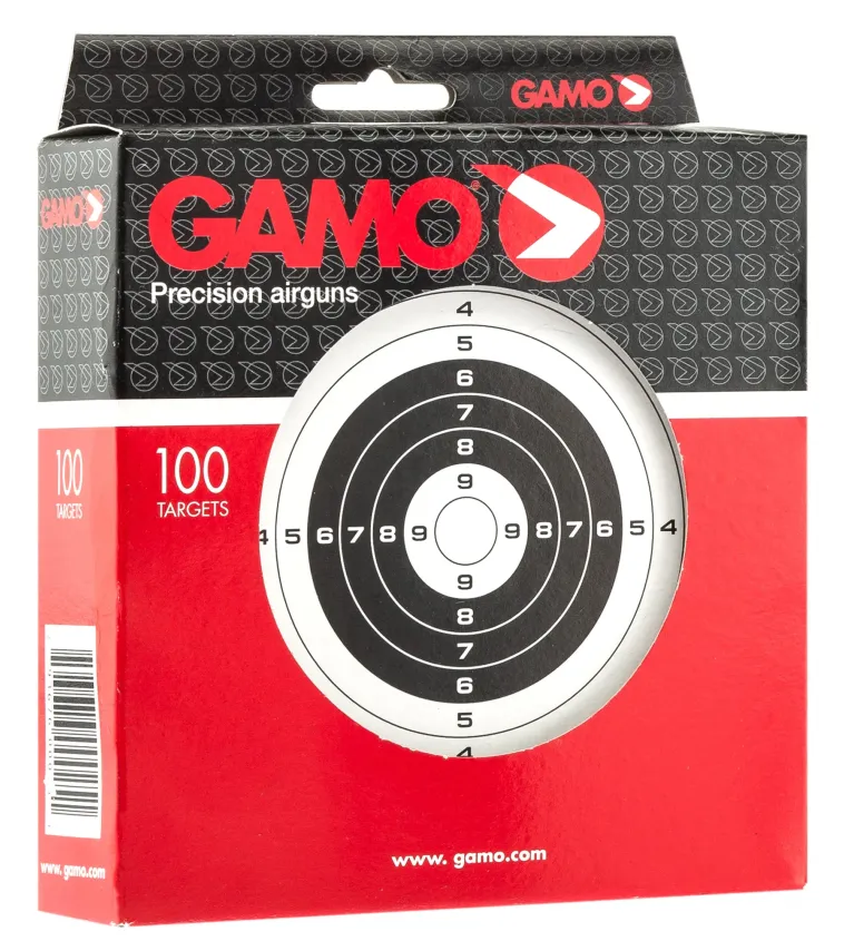 Paquet de 100 cibles cartonnées 14 X 14 - Gamo 