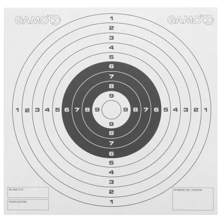 Paquet de 100 cibles cartonnées 14 X 14 - Gamo 