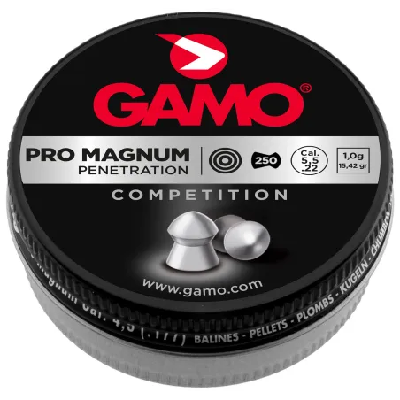 Plombs Pro Magnum - Penetration 5,5 mm - Gamo 