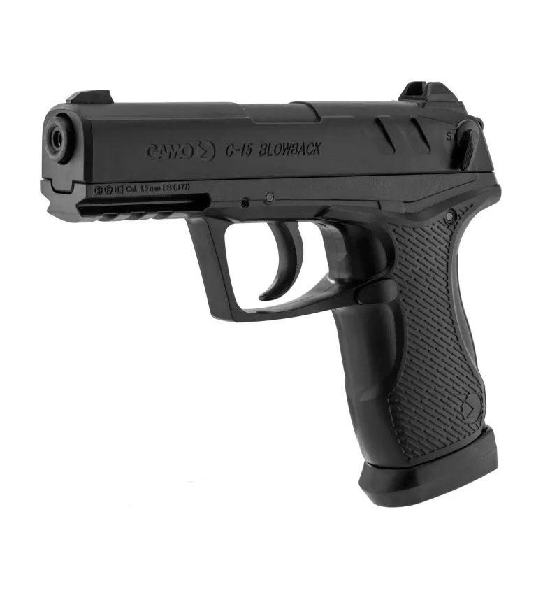 Pistolet CO2 C-15 BLOWBACK - Cal. 4,5 mm 