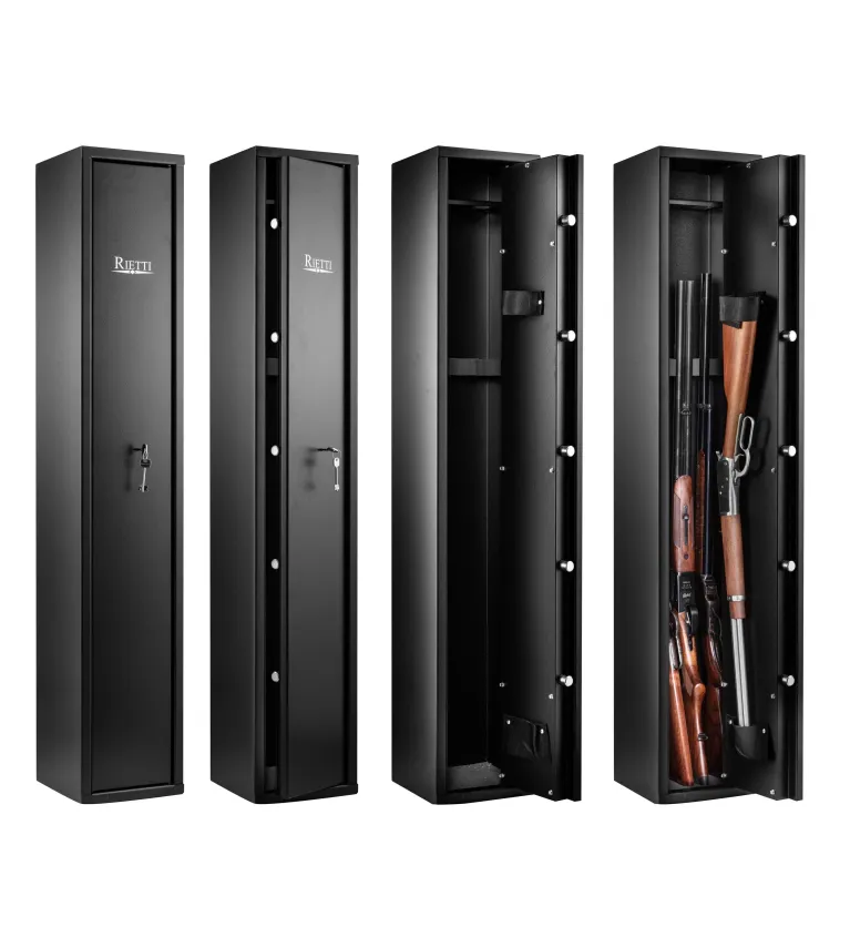 Coffre fort Rietti 5 armes à serrure à clef - 140 cm 