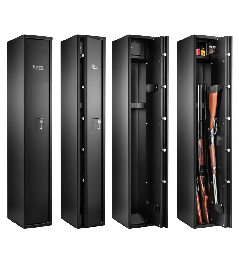 Coffre fort Rietti 5 armes à serrure à clef - 150 cm 