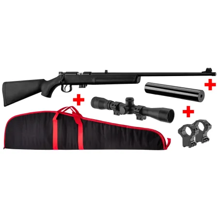 Pack carabine NR15 22 LR + Lunette + Silencieux 