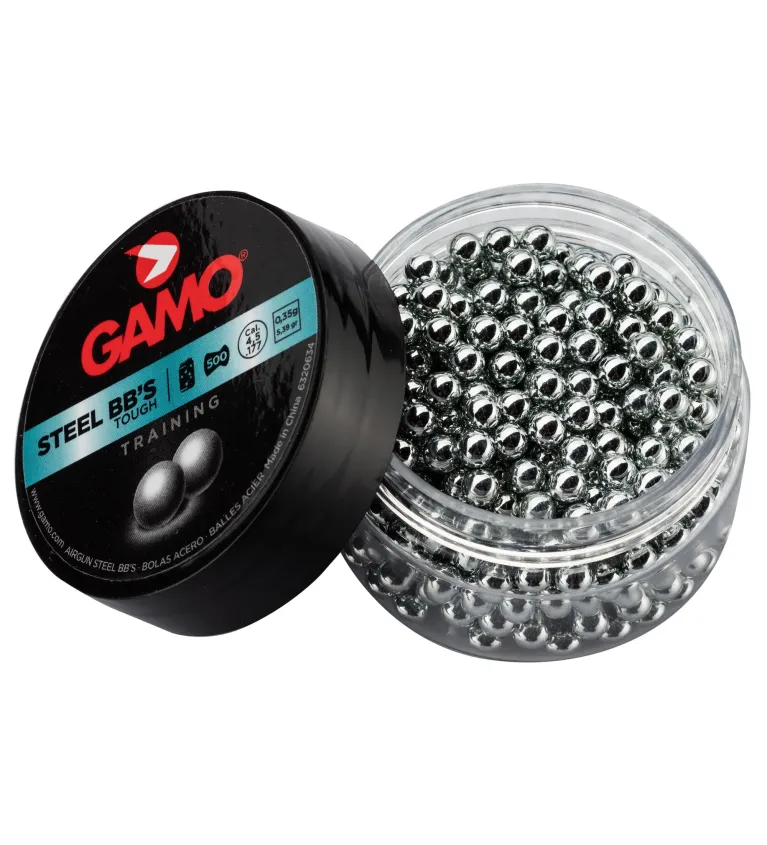 Billes rondes Gamo Steel BB's 4,5 mm 