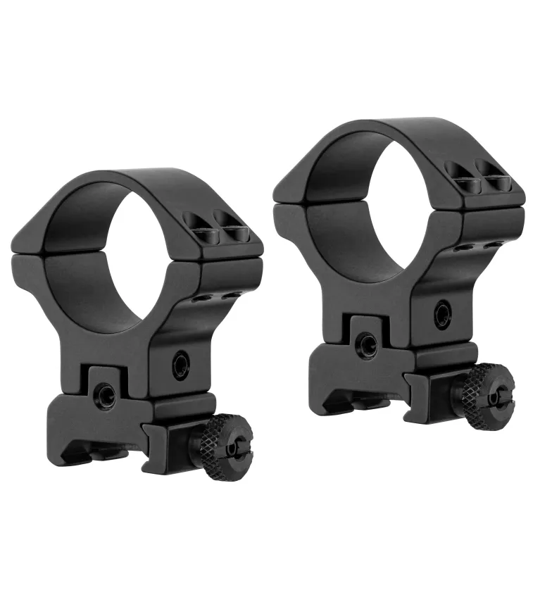 Colliers Sports Match pentés ajustable diam. 30 mm - rail 21mm - haut - 0 à 50 MoA 
