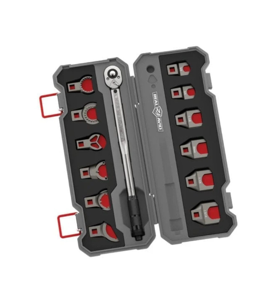 Kit pour AR15 REAL AVID MASTER-FIT Clef dynamométrique + 12 pièces Kit pour AR15 REAL AVID MASTER-FIT Clef dynamométrique + 12 pièces