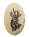 Calotte motif animaux - Ivoire ou Argent 