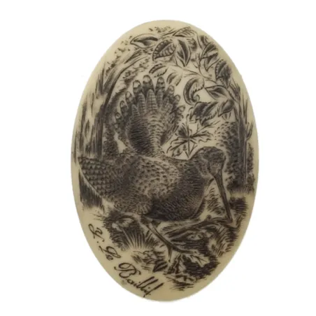 Calotte motif animaux - Ivoire ou Argent 