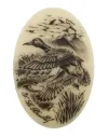 Calotte motif animaux - Ivoire ou Argent 