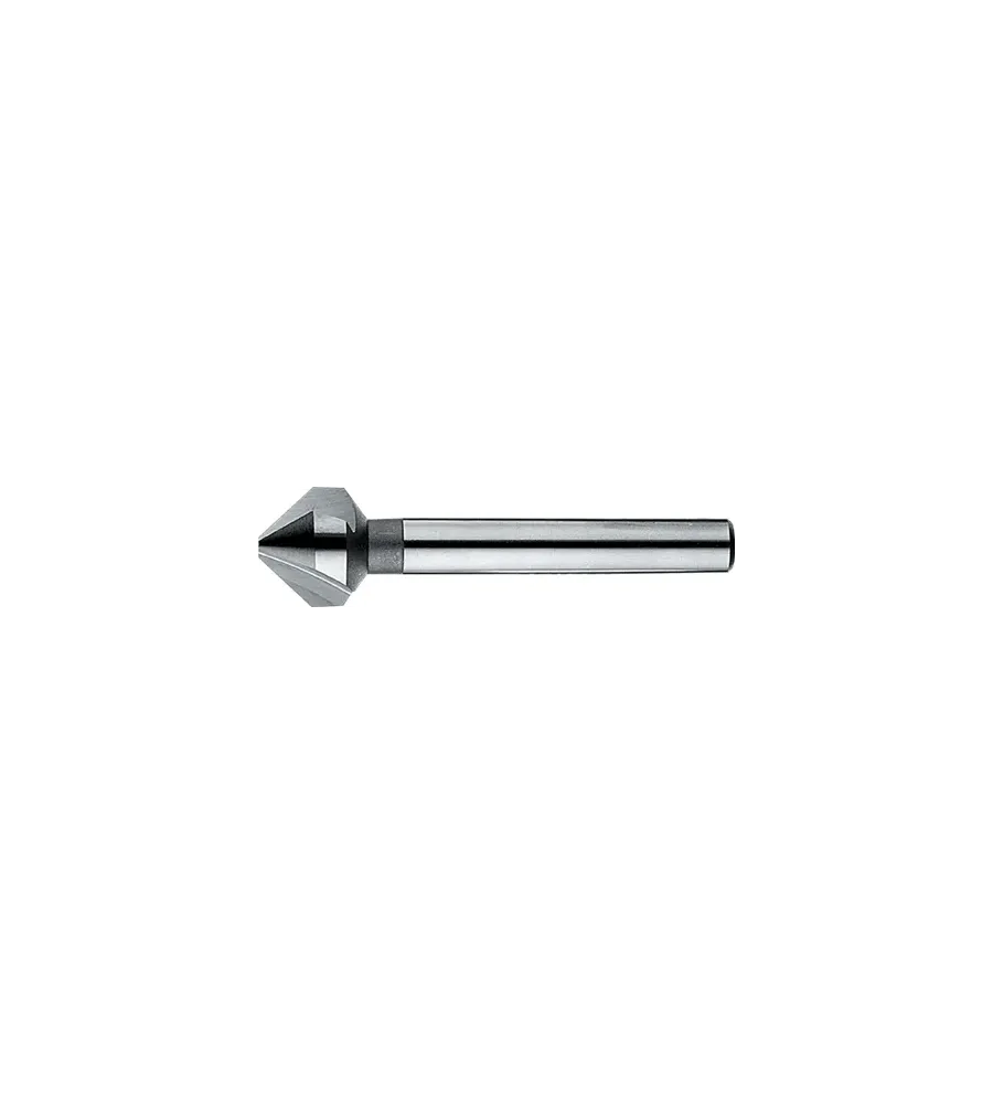 Fraise à chanfreiner HSS-Co 3 dents - 1.3 à 4.3 mm à 90° Fraise à chanfreiner HSS-Co 3 dents - 1.3 à 4.3 mm à 90°
