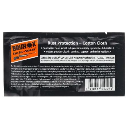 Lingettes d'huile Brunox Turbo-Spray 