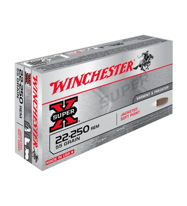 Balles Winchester Power Point Super X 55 Gr - Cal. 22-250 