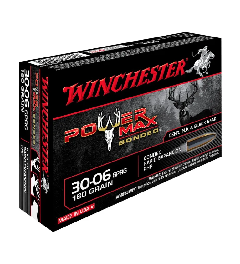 Balles Winchester Power Max Bonded 180 Gr - Cal. 30-06 SPR 