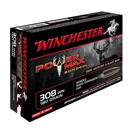 Balles Winchester Power Max Bonded 180 Gr - Cal. 308 Win 