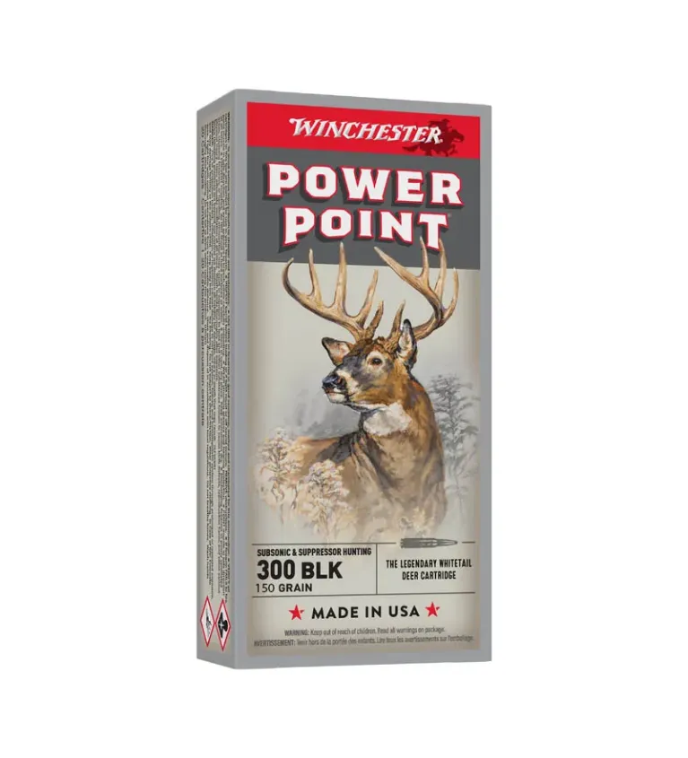 Balles Winchester Power Point 150 Gr - Cal. 300 Blackout 
