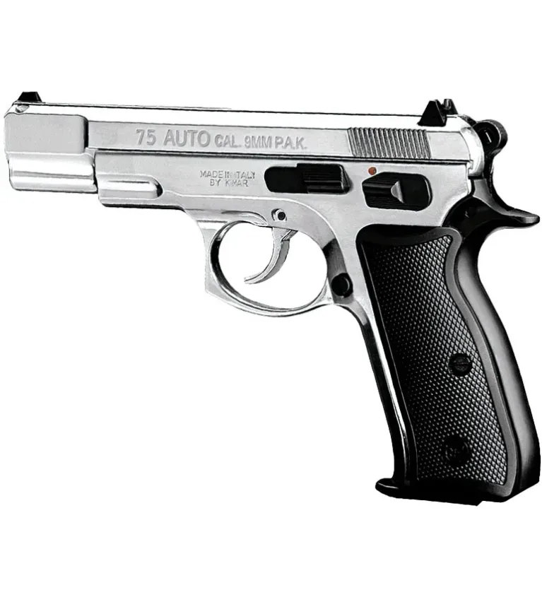 Pistolet Auto 75 C9Mm Chrome 