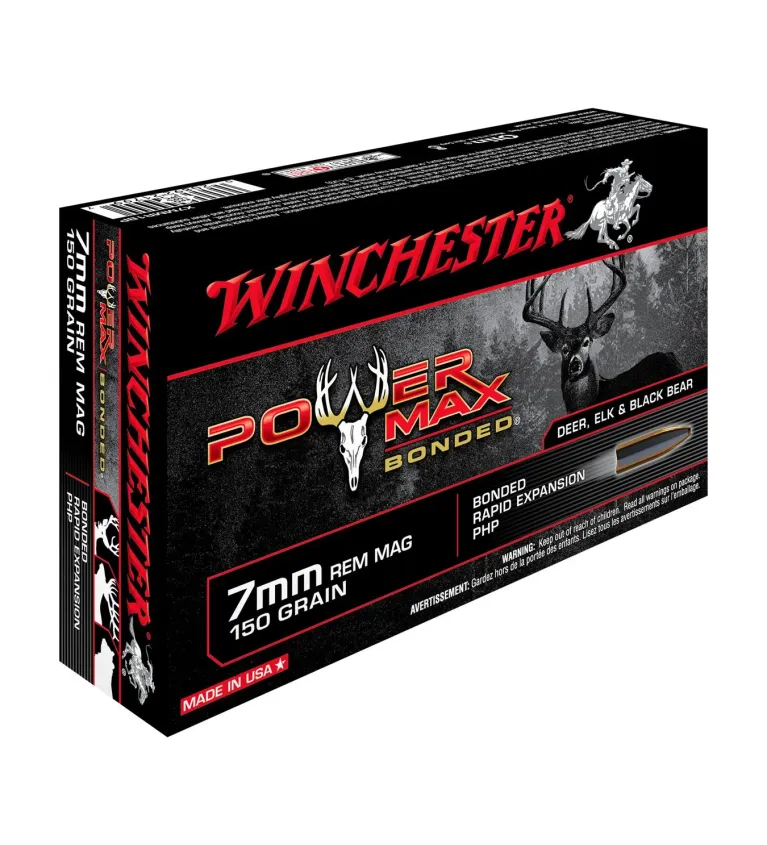 Balles Winchester Power Max Bonded 150 Gr - Cal. 7 RM 